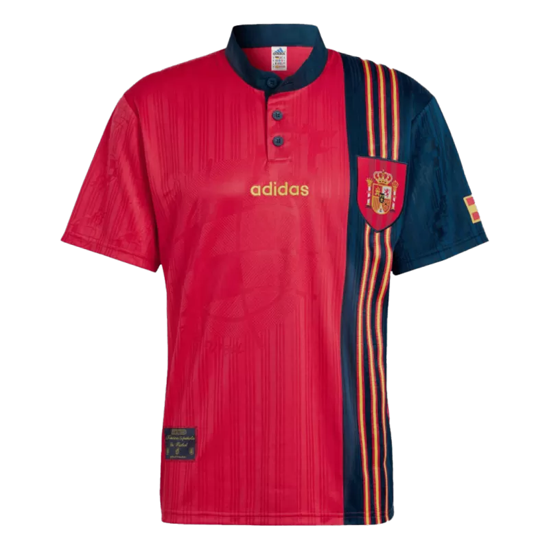 Maglia Calcio Vintage Spagna Home 1996 – Rossa